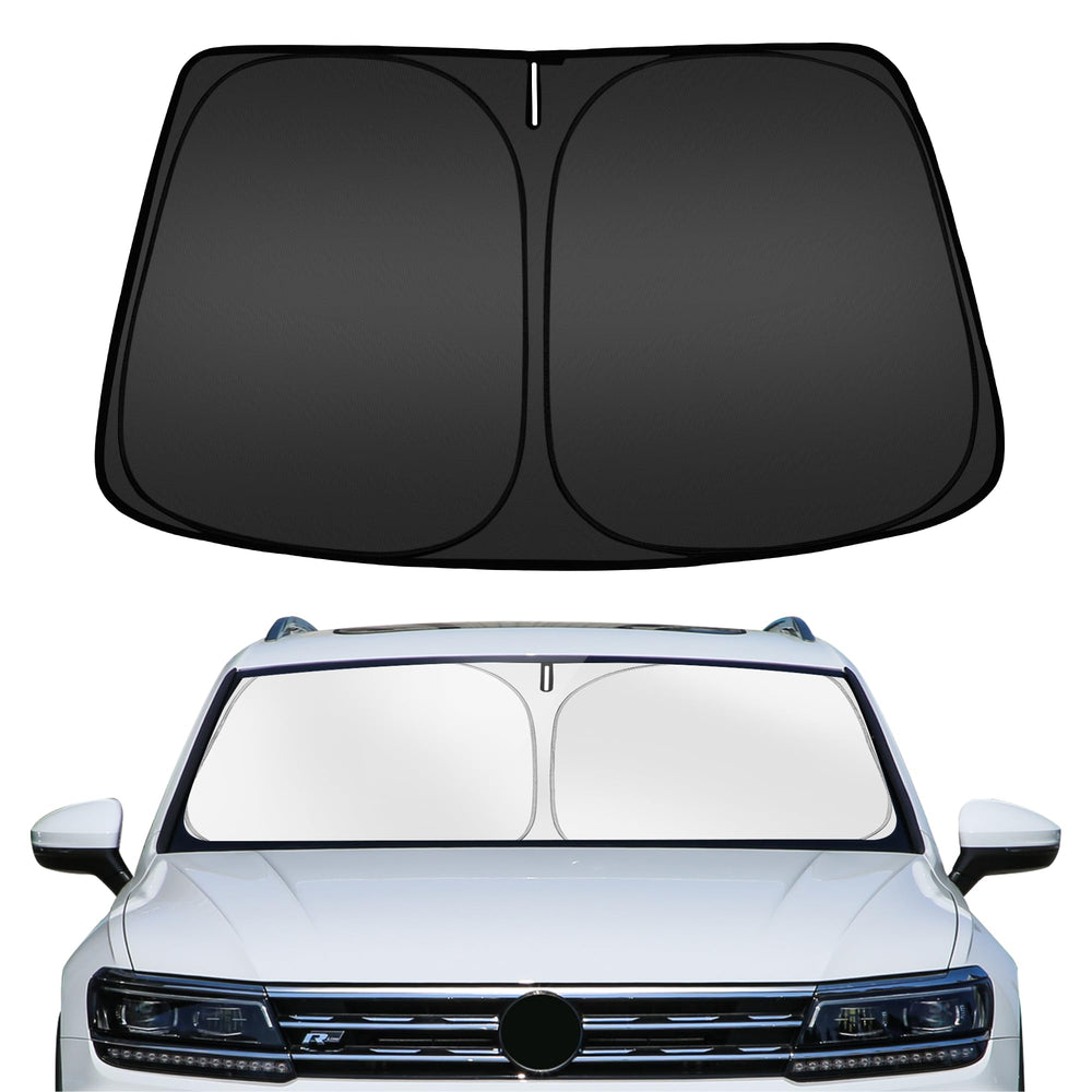 ARISMOTOR windshield shade for Tiguan fits 2018–2025 with precise coverage and UV protection.