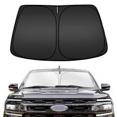 ARISMOTOR windshield sun shade with custom fit for Ford Expedition blocks sun heat