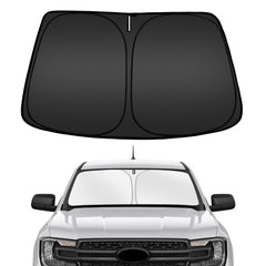 ARISMOTOR windshield sun shade for Ford Ranger front view blocks UV rays for cooler cabin