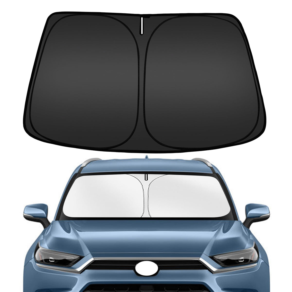 ARISMOTOR windshield sun shade for Grand Highlander front view reduces glare and heat