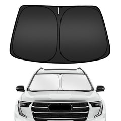 ARISMOTOR windshield sunshade on GMC Acadia front window protecting from sun and heat