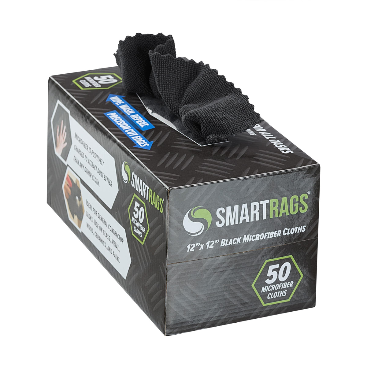 Arkwright Smart Rags dispenser box enables quick, efficient auto and home cleaning.