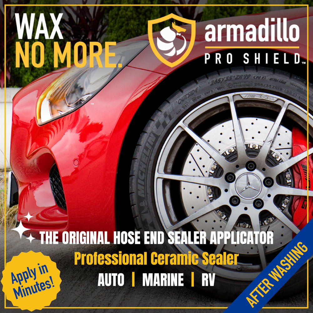 Armadillo Pro Shield creates a hydrophobic barrier that repels water.