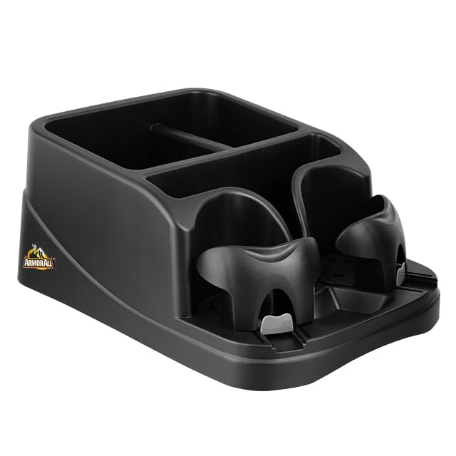 Armor All car console organizer with seatbelt slot for a secure, within-reach setup.