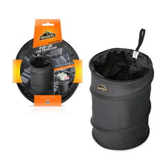 Armor All Car Trash Can with 3.3-gallon capacity keeps vehicle clean on road trips.