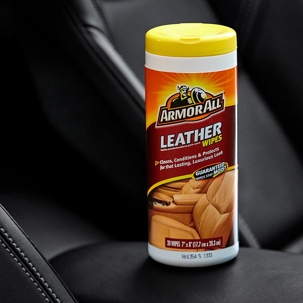 Armor All Cleaning Wipes tackle dust and grime on vinyl and fabric.