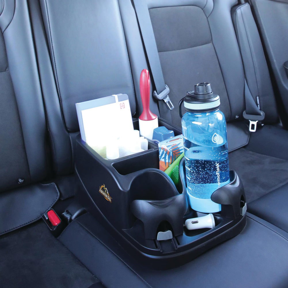 Armor All durable, easy-clean surface resists spills and stains on the go.