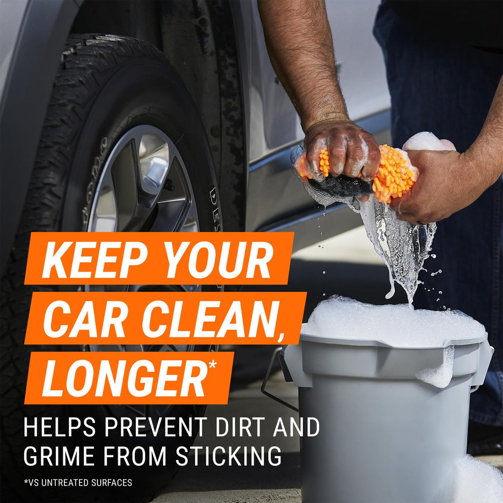 Armor All Extreme Shield Ceramic Car Wash beads water for a glossy, protected look.
