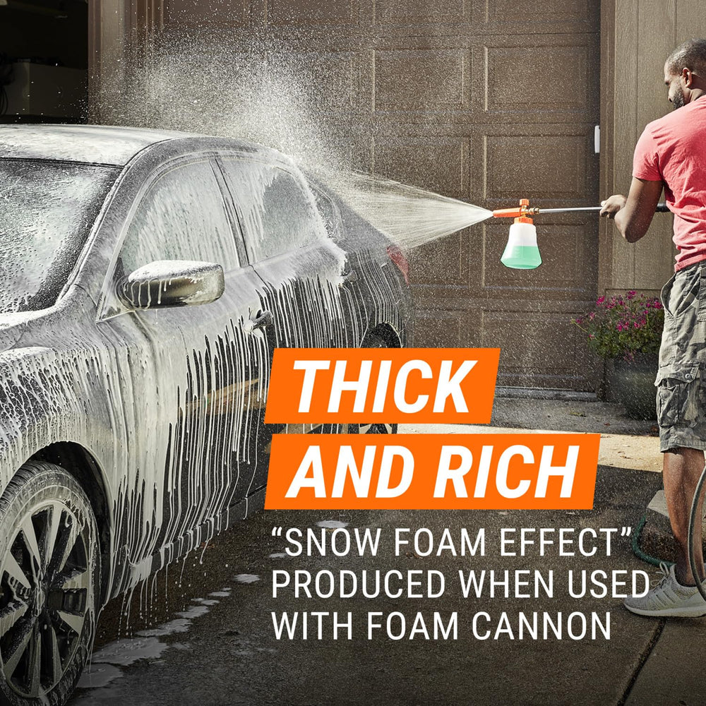 Armor All Ceramic Car Wash cleans windows without streaks.