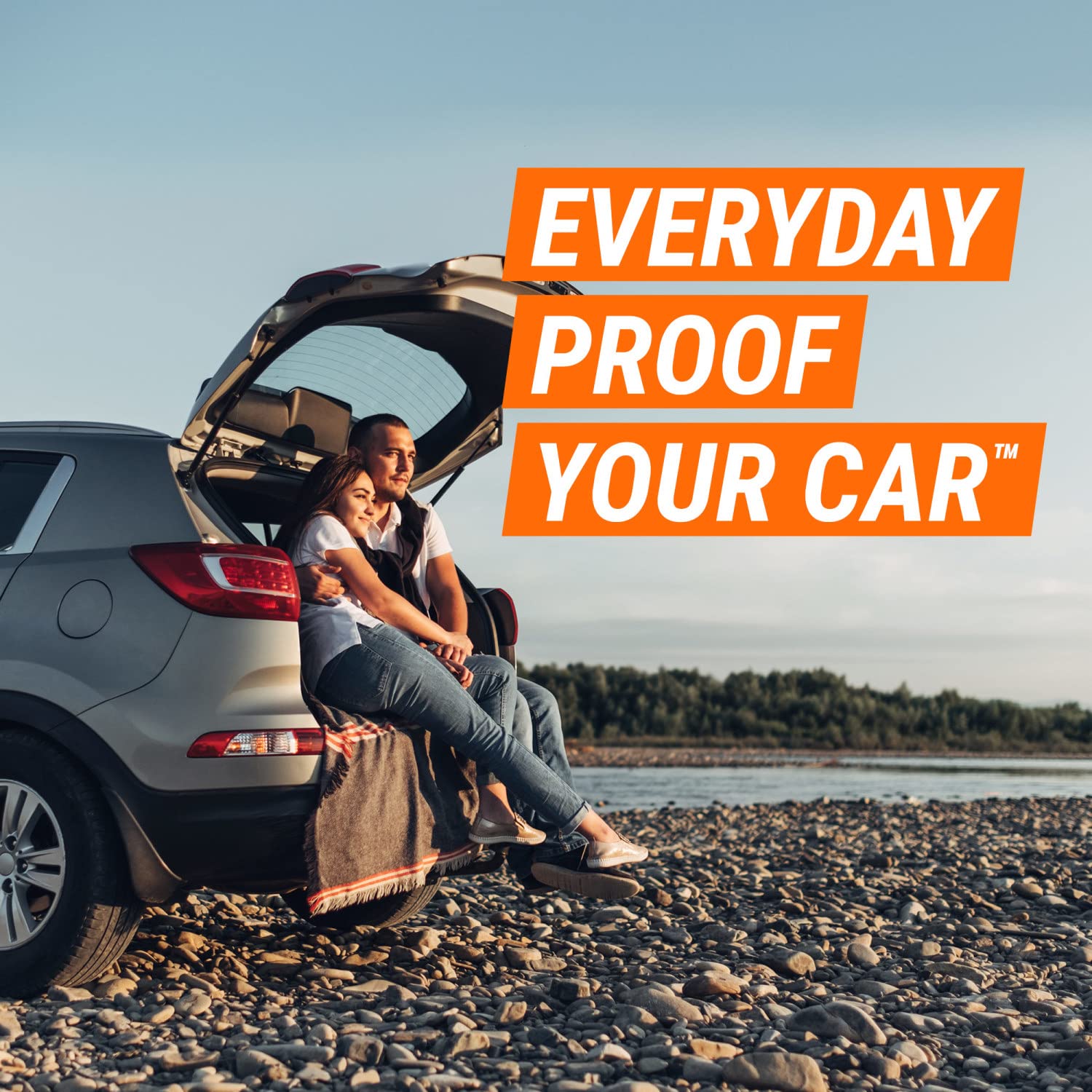 After-use glossy finish from Armor All Extreme Tire Shine Spray on tires