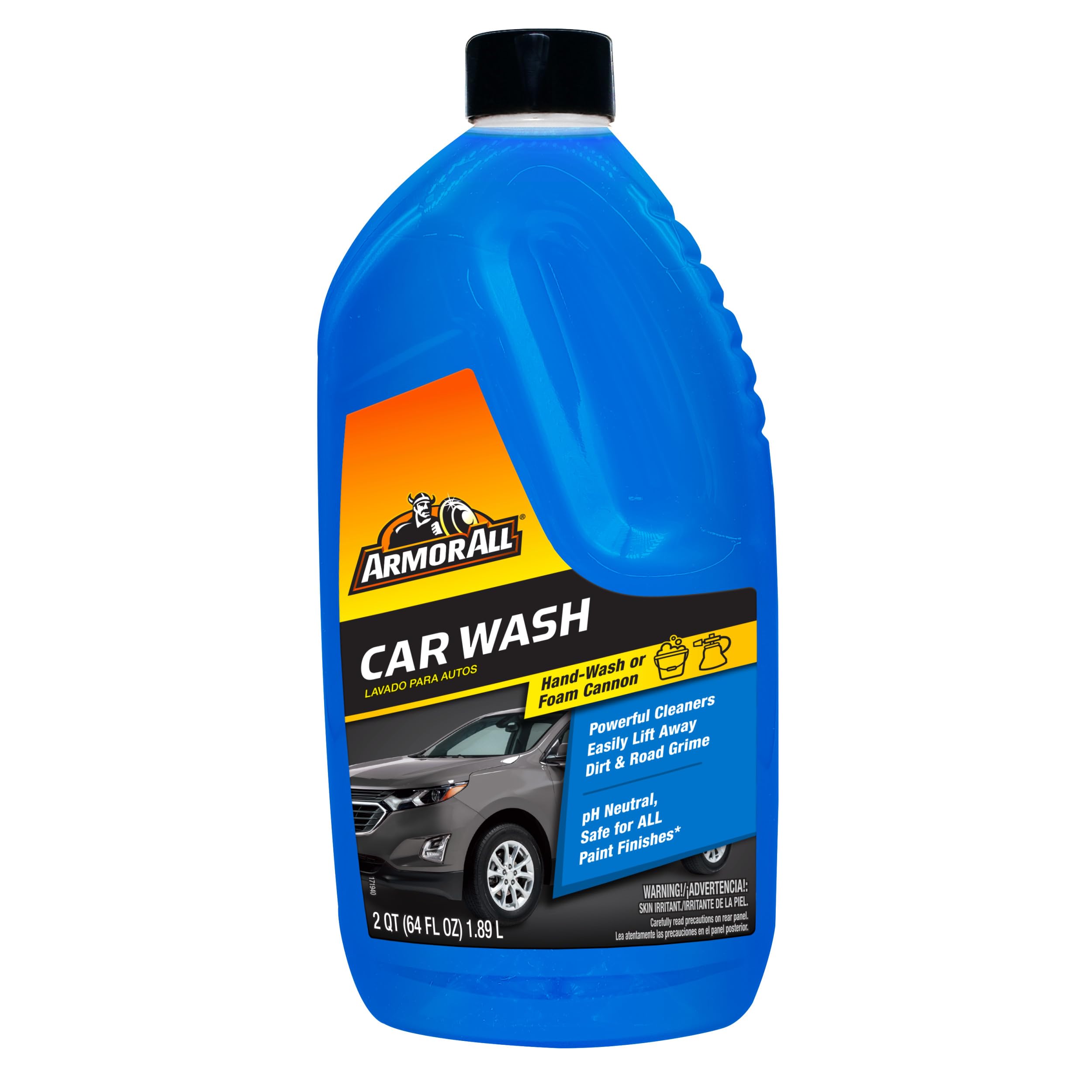 Final rinse demonstrates preserved wax protection after cleansing.