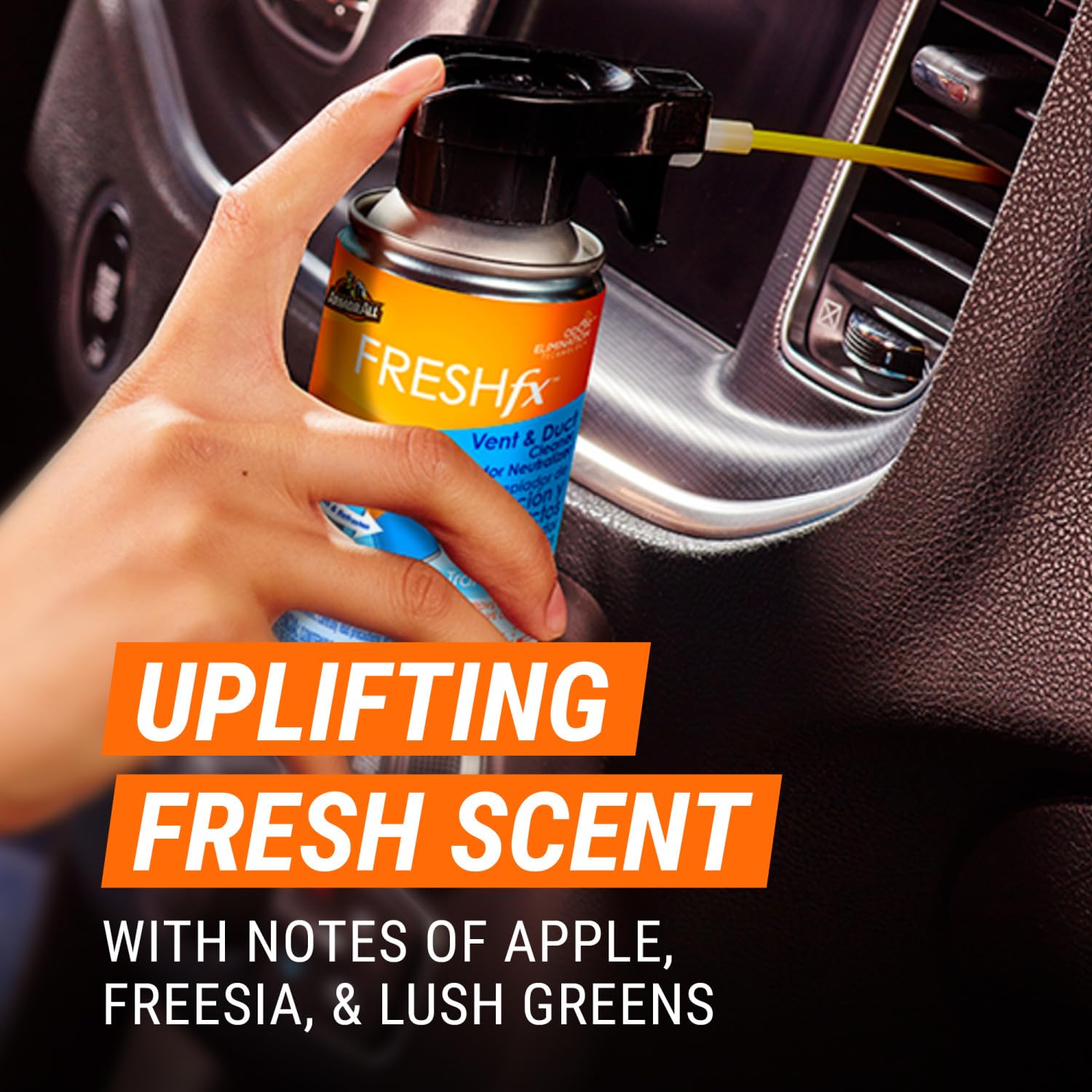 Armor All Fresh FX works across cars, trucks, dorm rooms, and more