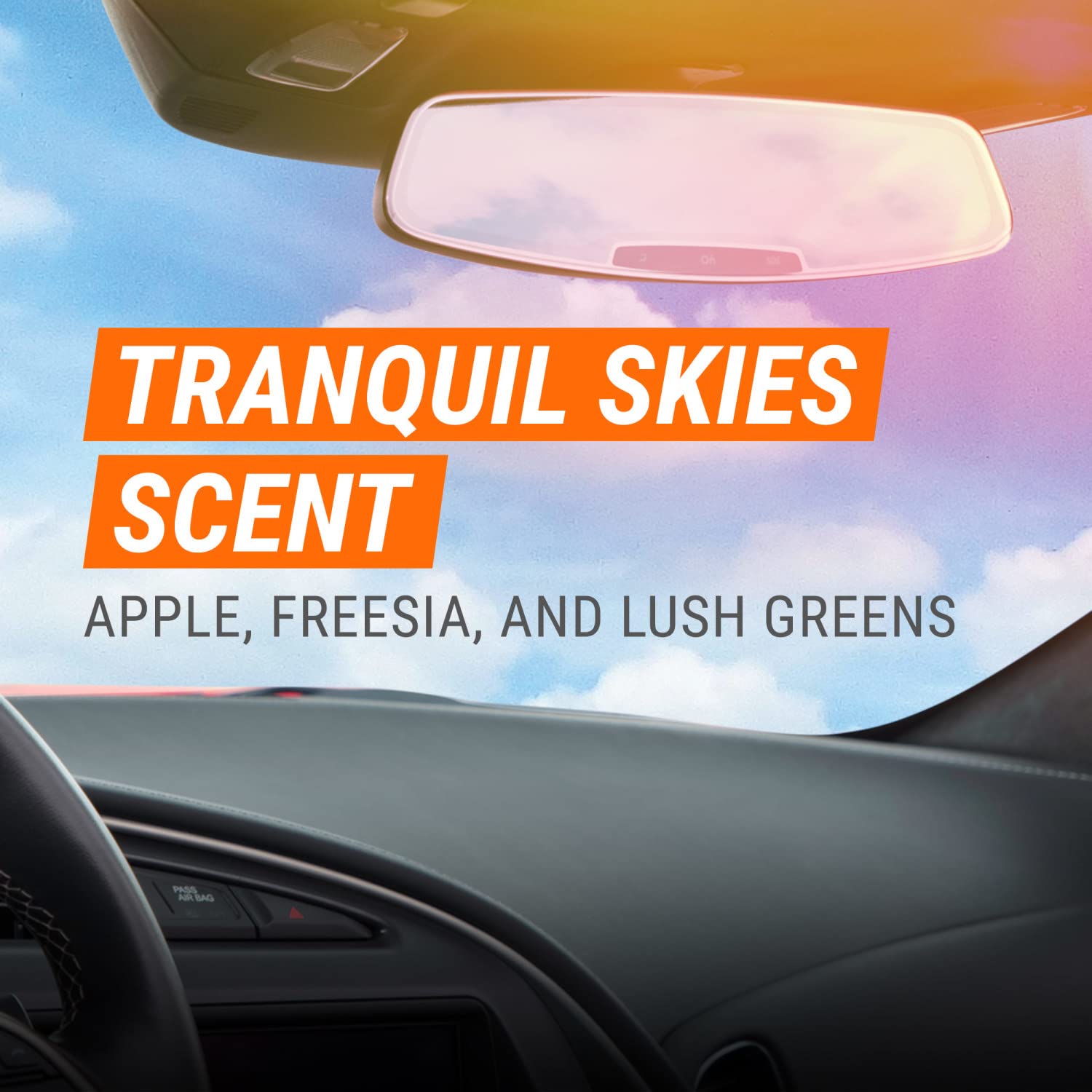 Full car interior freshness via Odor Elimination Technology from Freshfx.