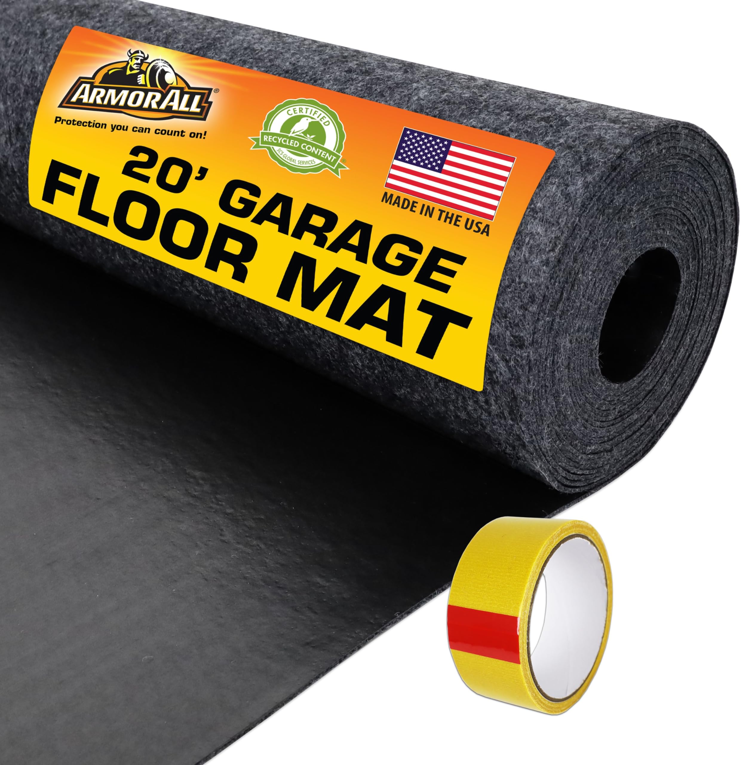 Armor All Garage Floor Mat overview showing showroom-like surface protection.