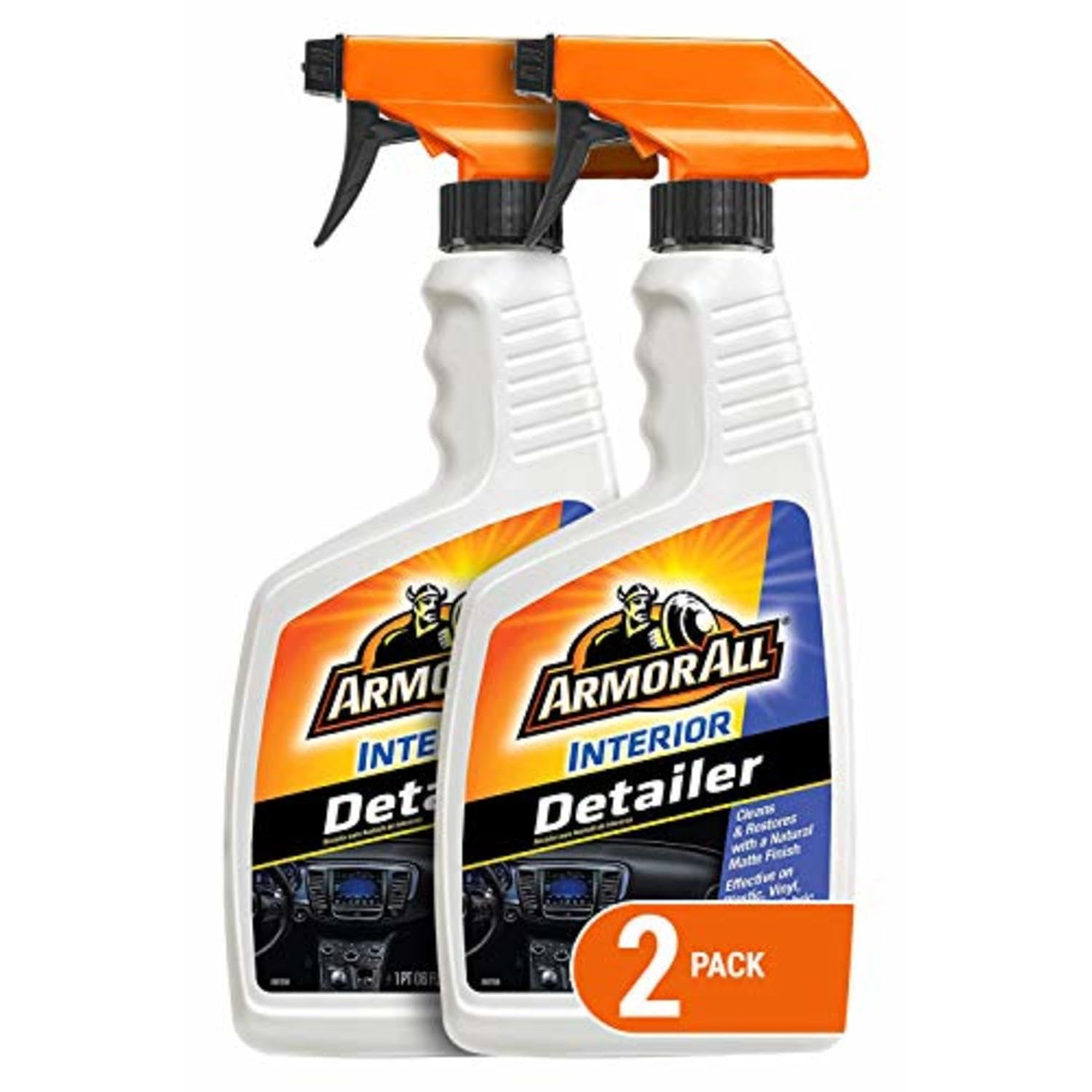 Armor All Interior Detailer bottle front view highlights its matte finish