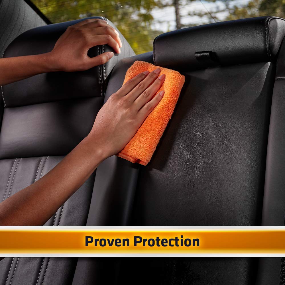 Armor All Leather Care dashboard and panel protection adds light shine