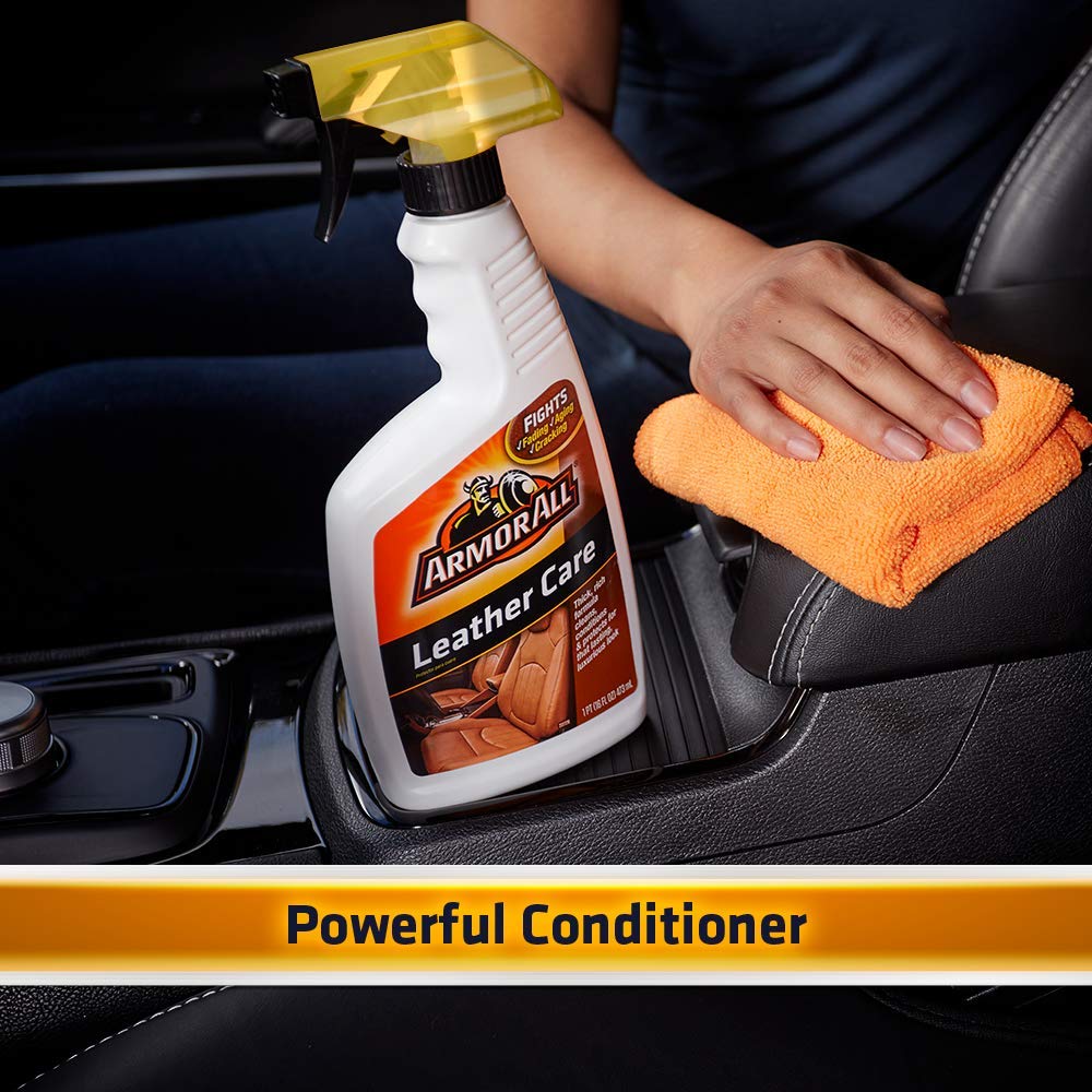 Armor All Leather Care protectant blocks fading and cracking for durable interior