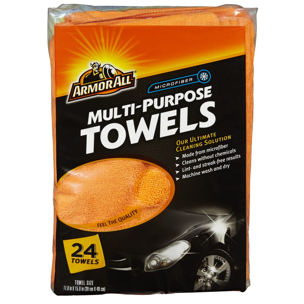 Armor All microfiber towels save money by replacing disposable paper towels
