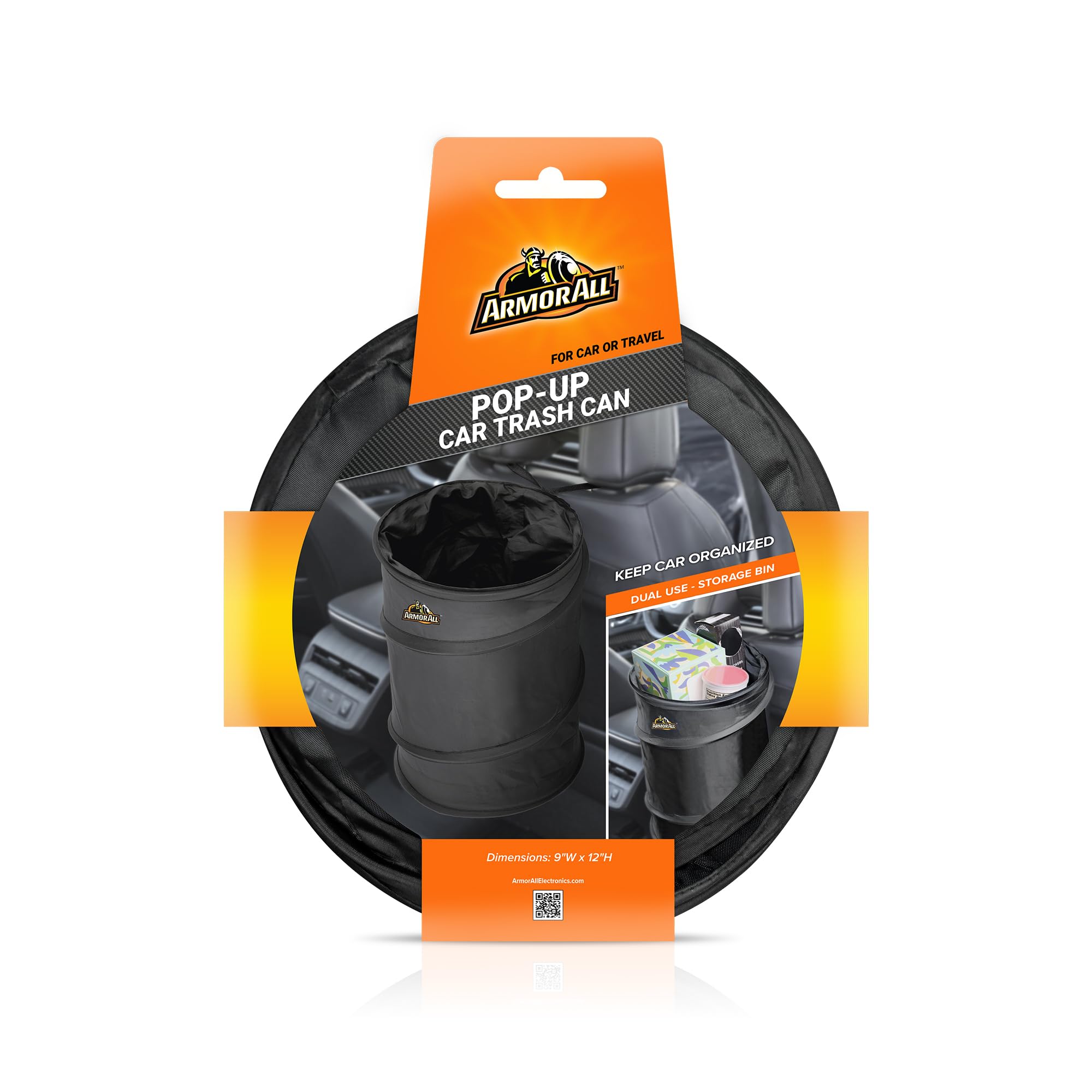 Armor All portable car organization bin helps maintain a tidy cabin.