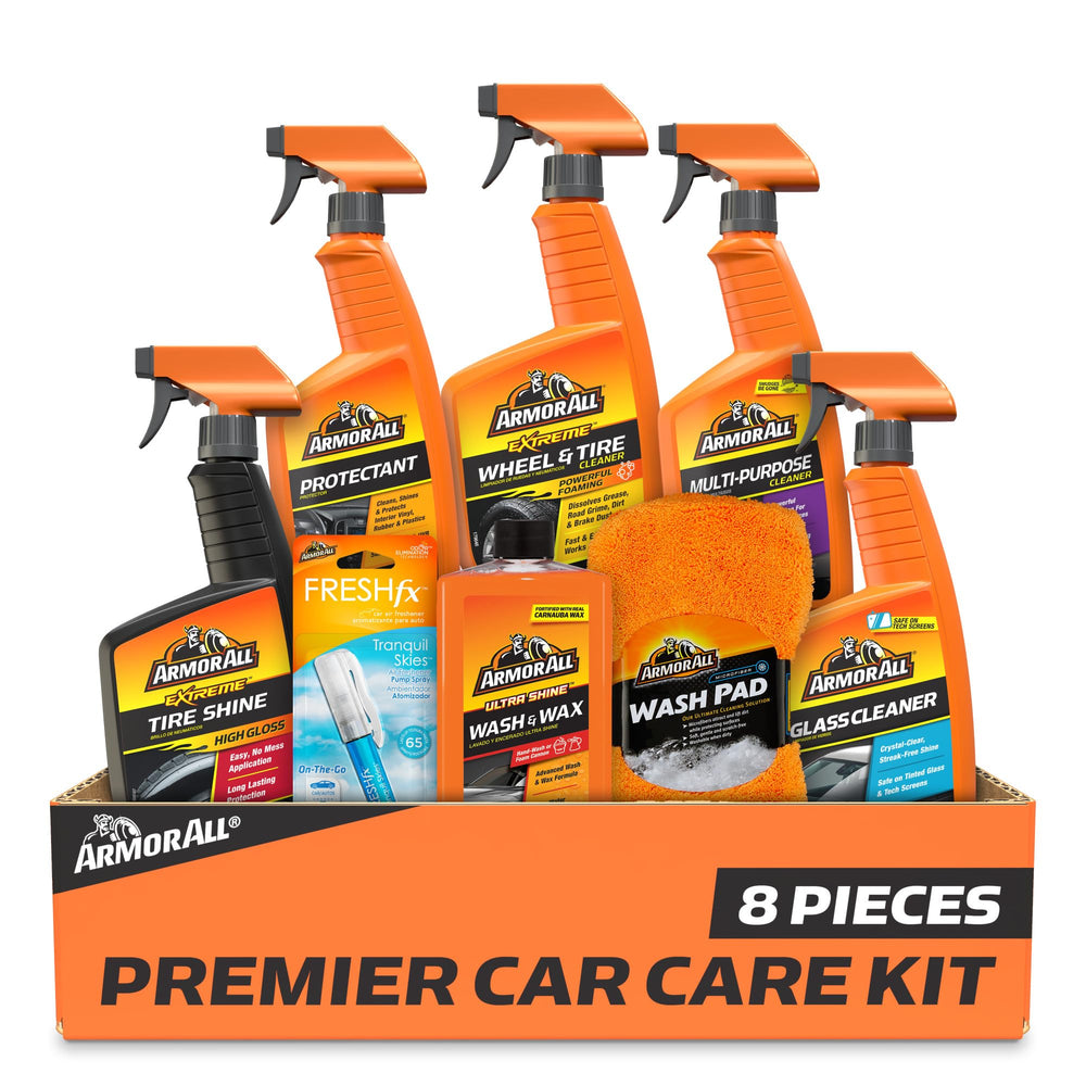 Armor All Premier kit exterior shine enhances color and depth on your vehicle