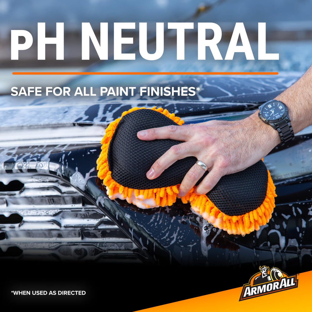 Armor All removes road grime with powerful cleaning action.