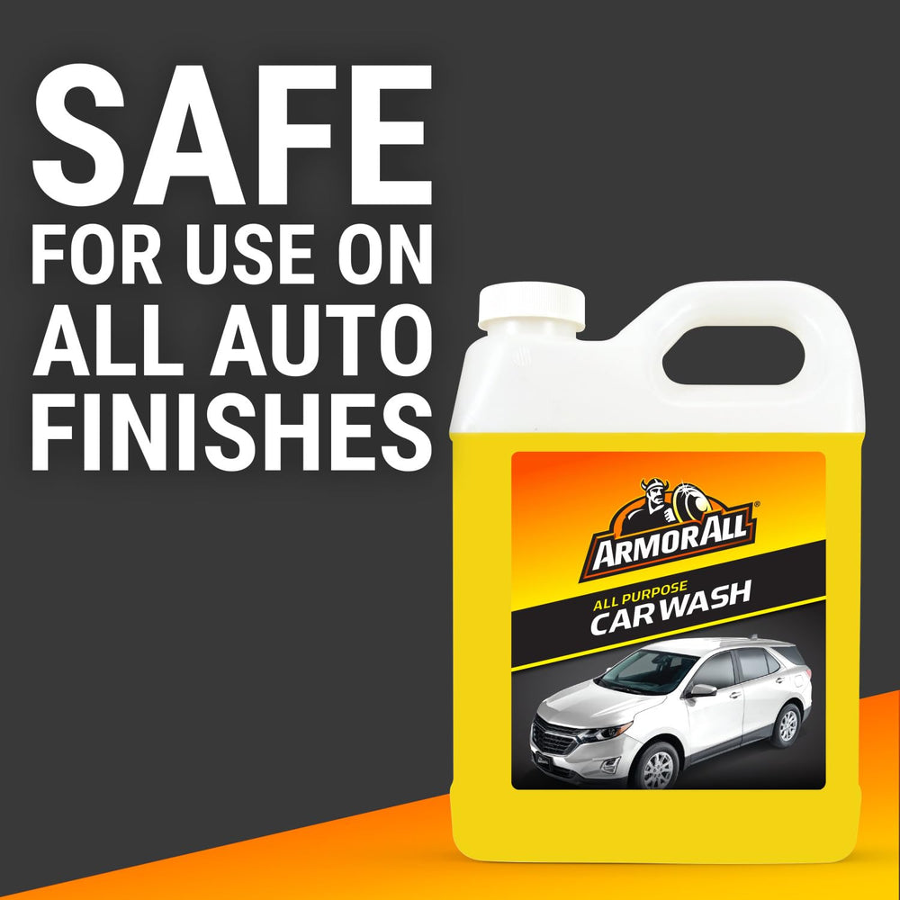 Armor All safe for all vehicles, preserving existing wax.