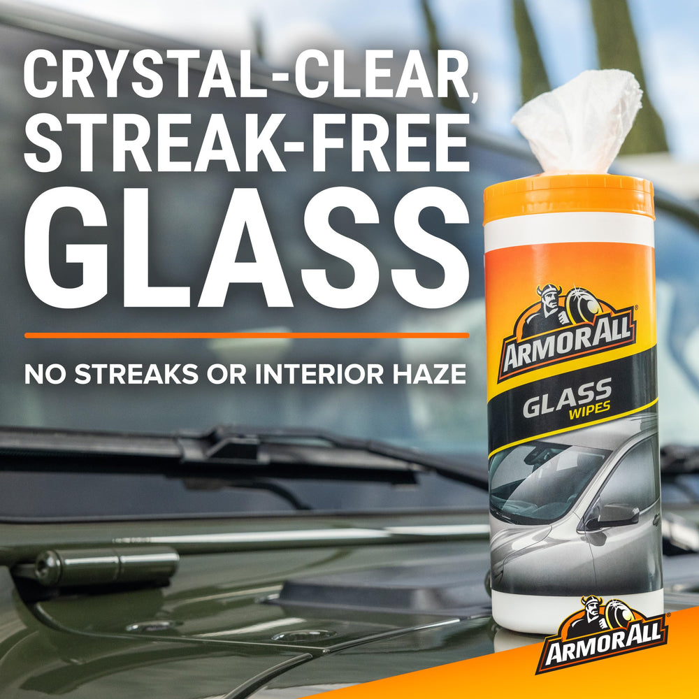 Armor All tire foam application demonstrating easy dirt lifting and tire conditioning.