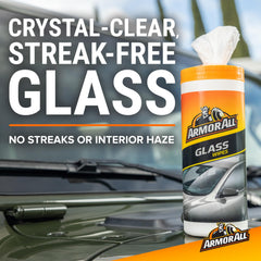 Armor All tire foam application demonstrating easy dirt lifting and tire conditioning.