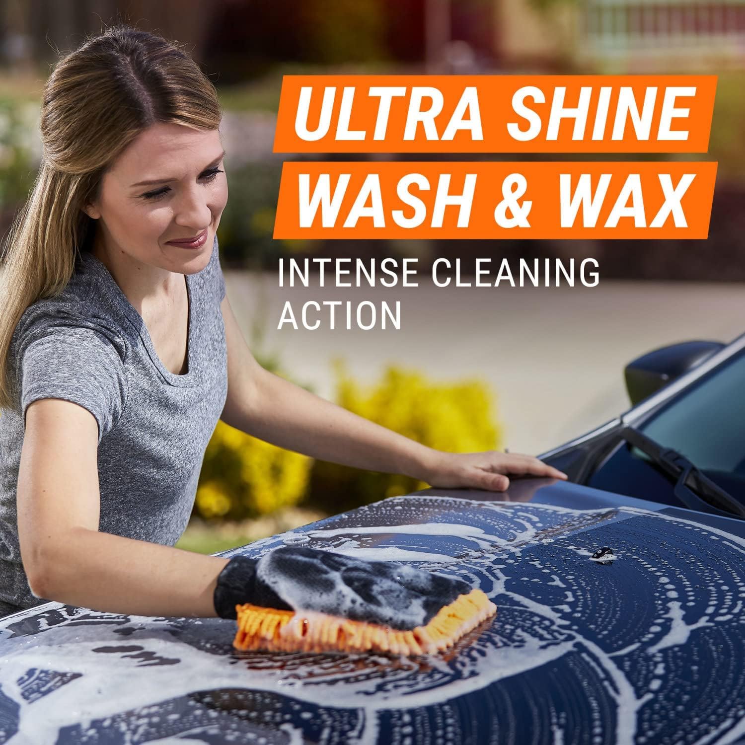 Armor All Ultra Shine wash and wax lifts dirt and adds protection.