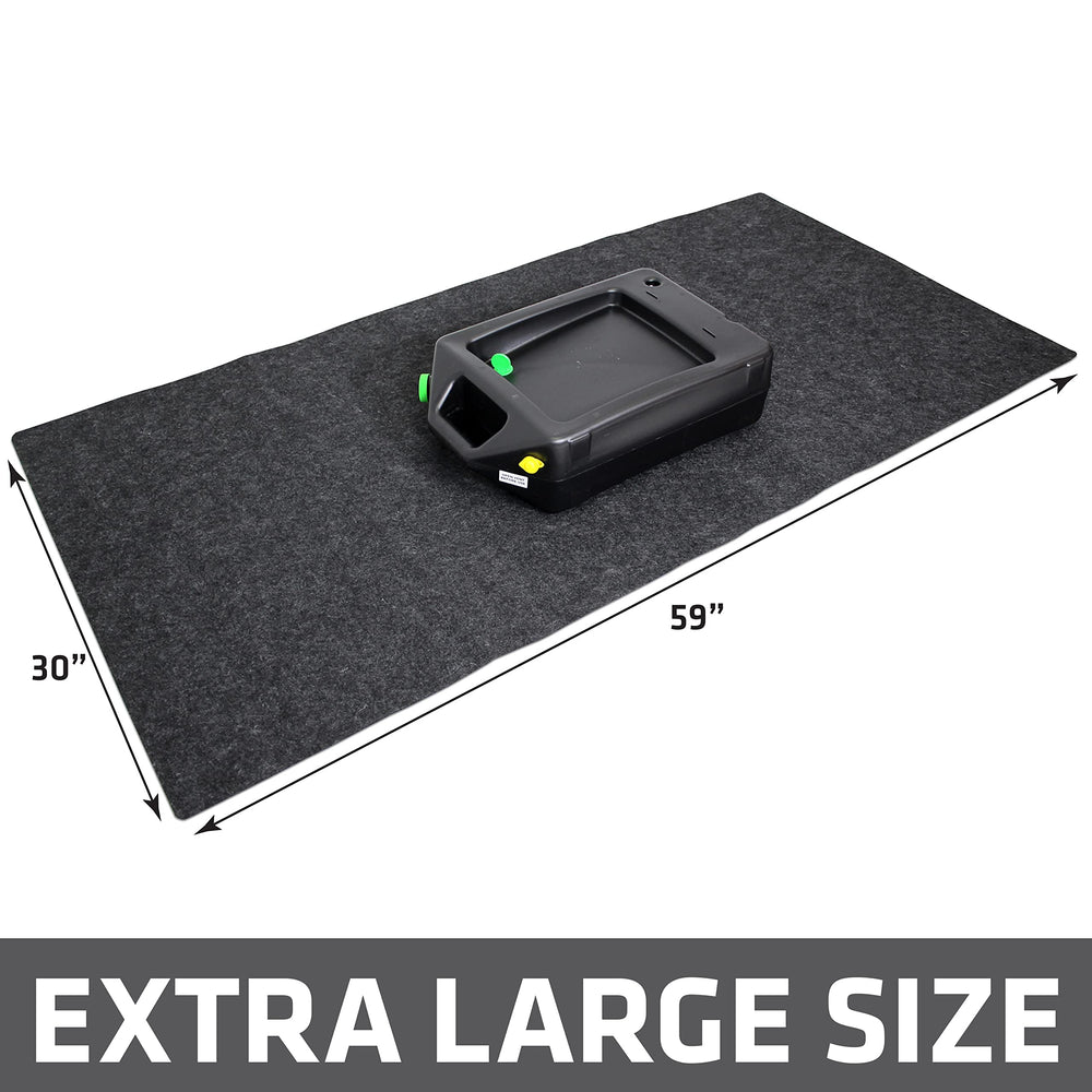 Armor All USA-made mat uses recycled fibers for eco-friendly garage protection.