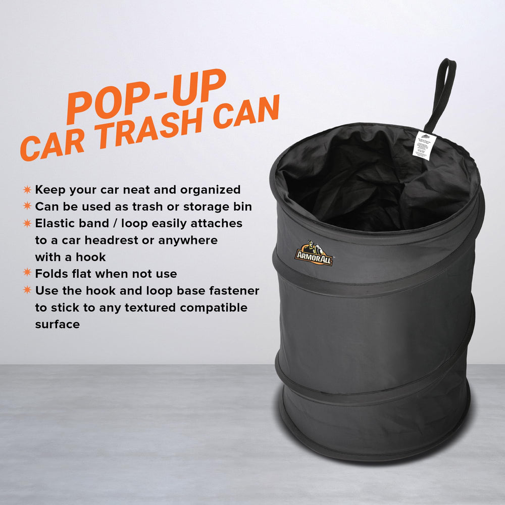 Armor All washable lining allows fast cleanup after spills.