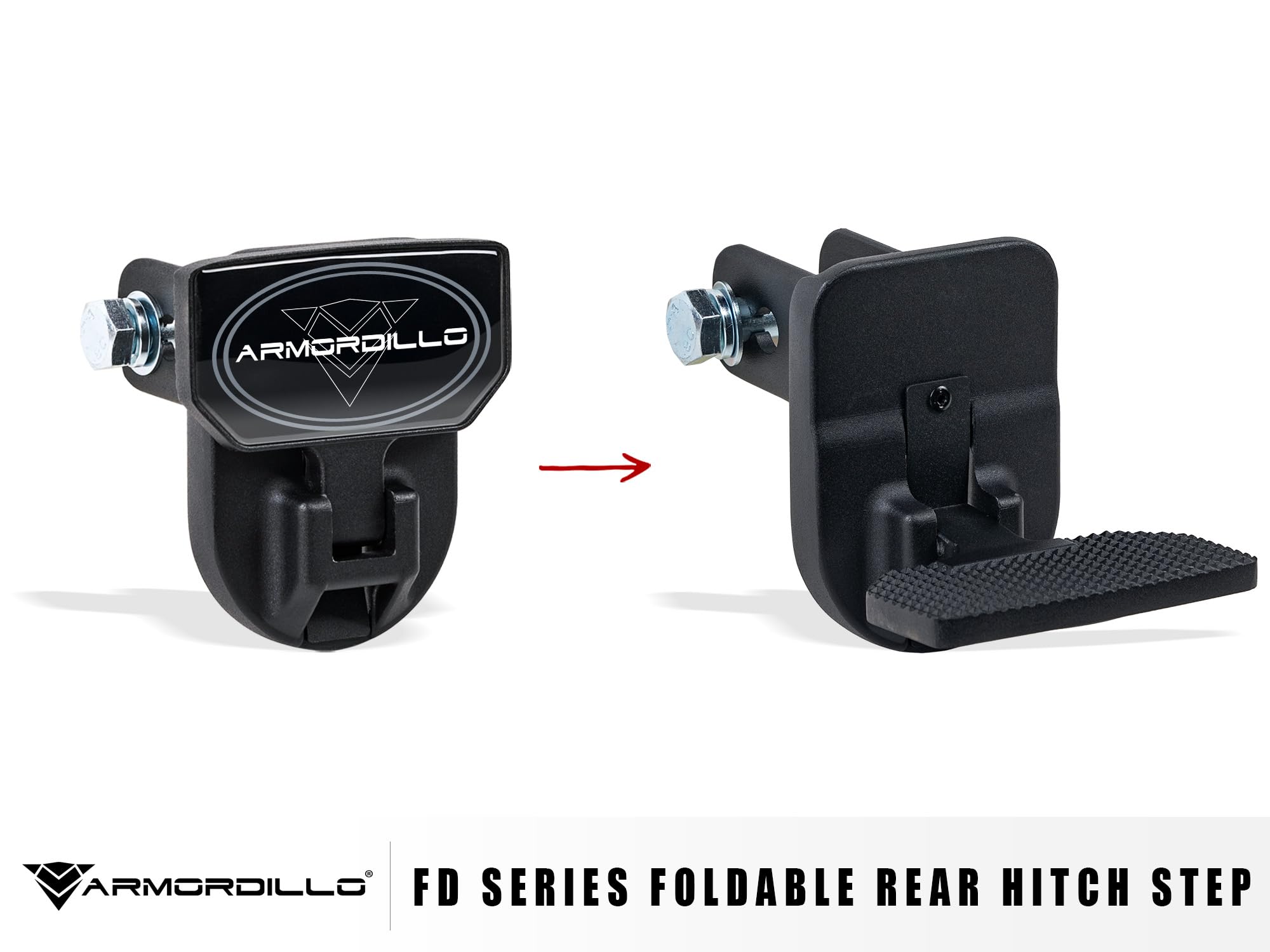 Armordillo FD Series matte black finish highlights durable steel construction
