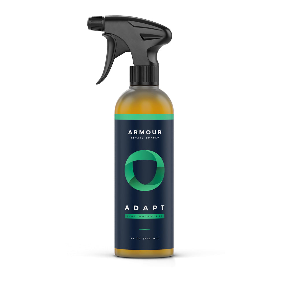 Armour Detail Supply Adapt Waterless Wash spray bottle ready for quick, waterless cleaning