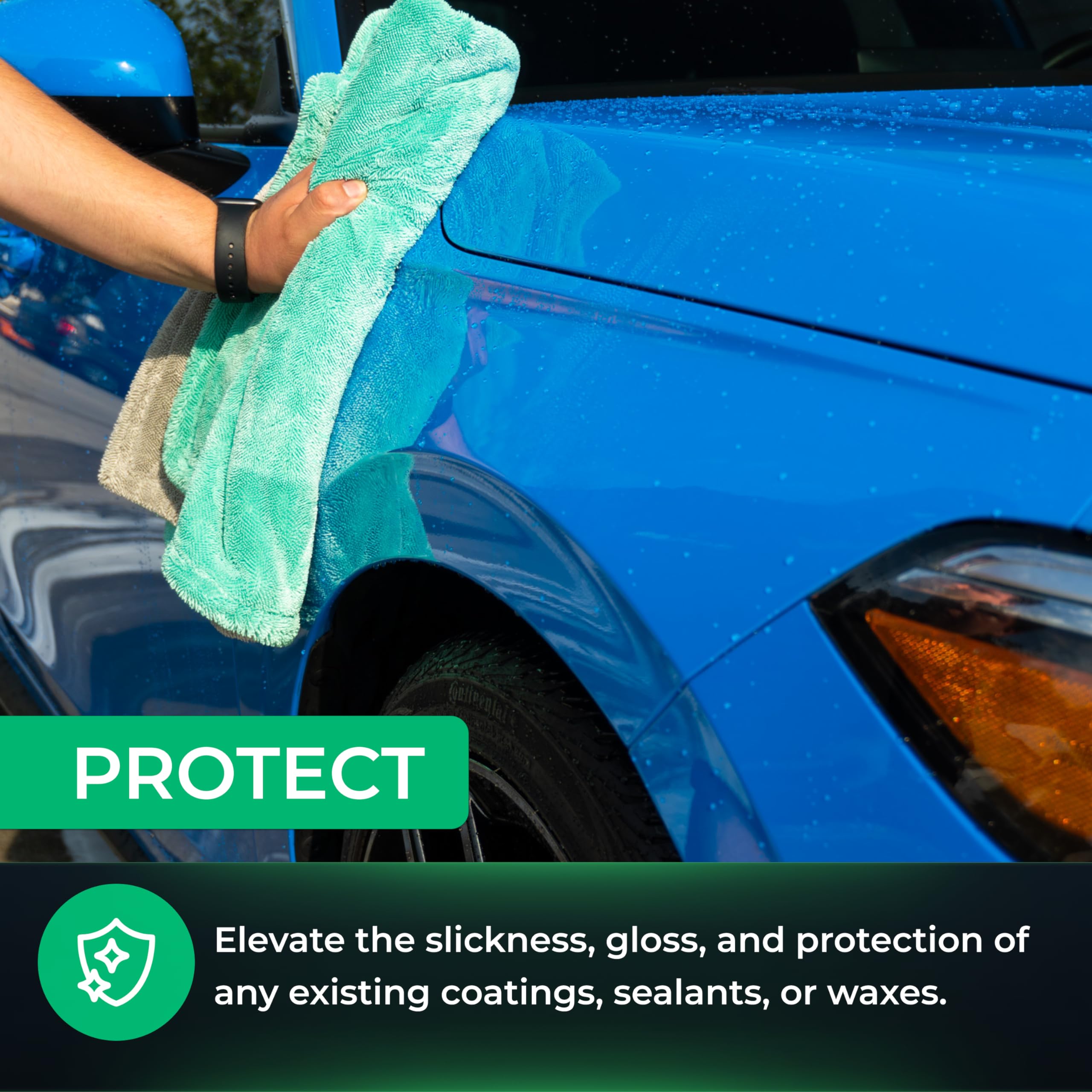Armour Detail Supply Amplify quick-drying formula enables fast, streak-free results.