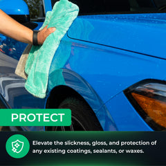 Armour Detail Supply Amplify quick-drying formula enables fast, streak-free results.