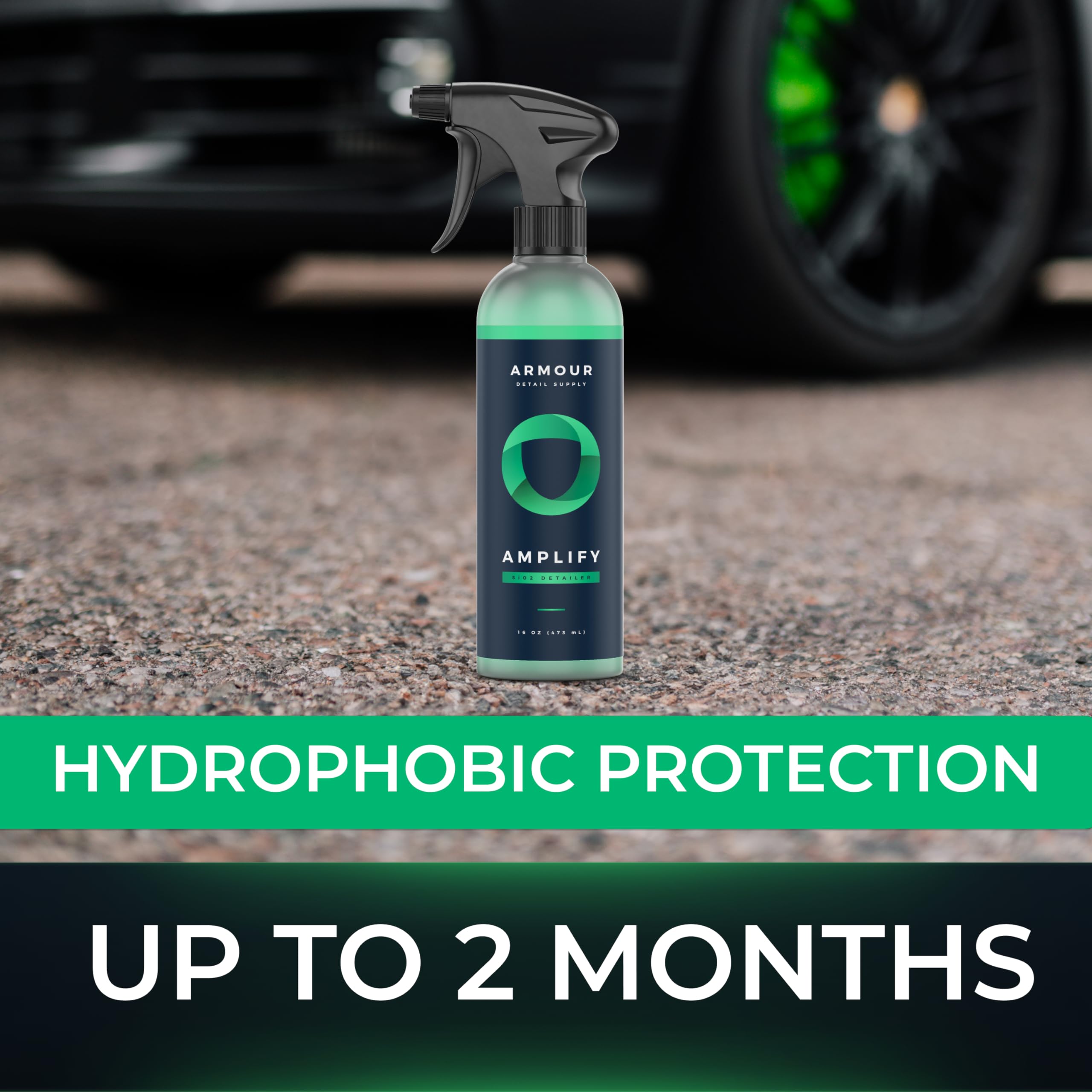 Armour Detail Supply Amplify hydrophobic beading protecting paint from the elements.