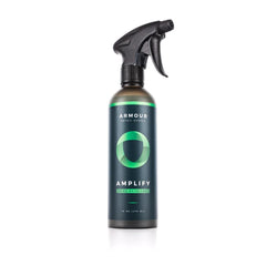 Armour Detail Supply Amplify quick-gloss-spray demonstrates fast, streak-free shine for any vehicle.