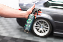 Armour Detail Supply iron remover on wheel removes iron deposits.