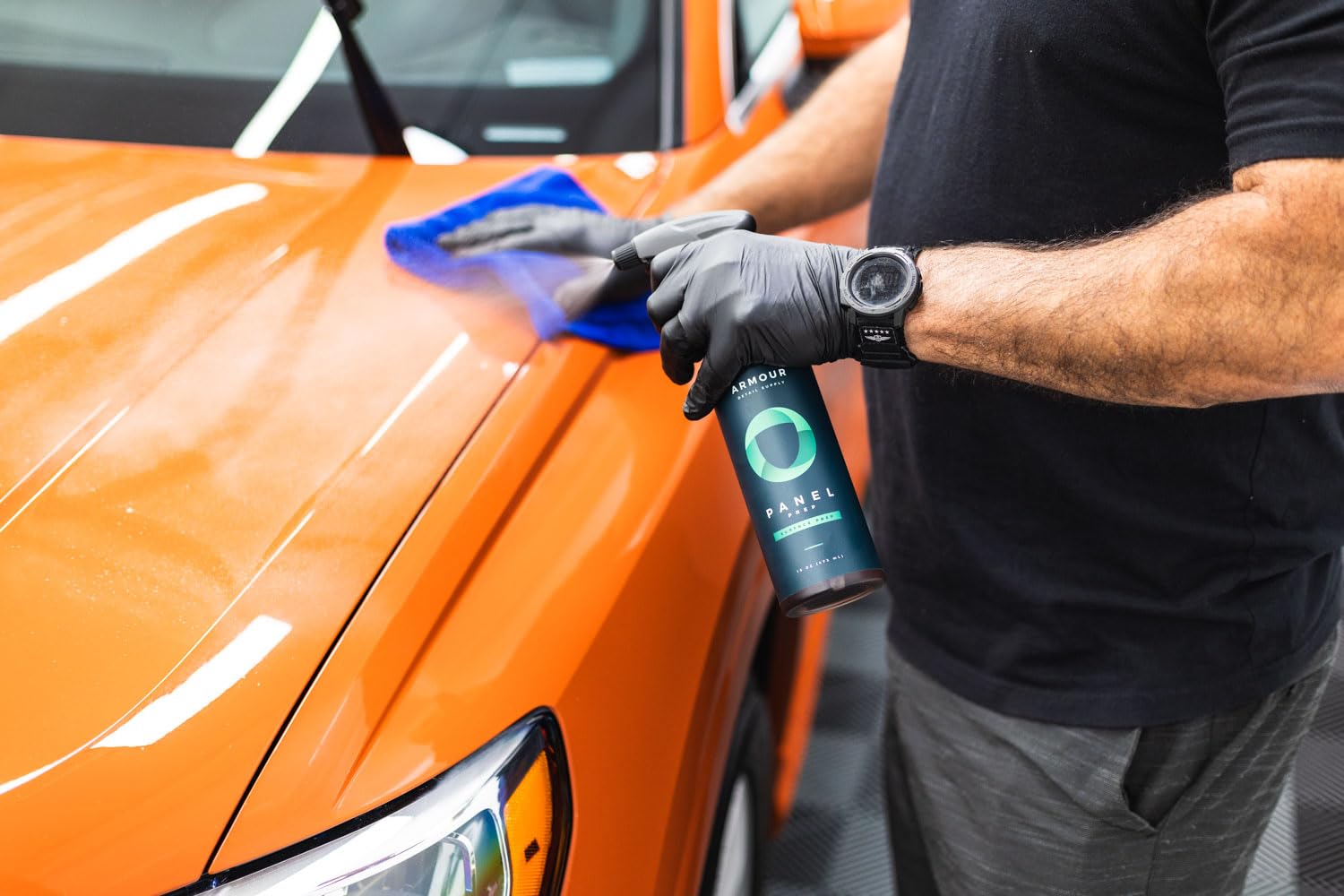 Armour Detail Supply Panel Prep degreasing wipe cleans and decontaminates panels