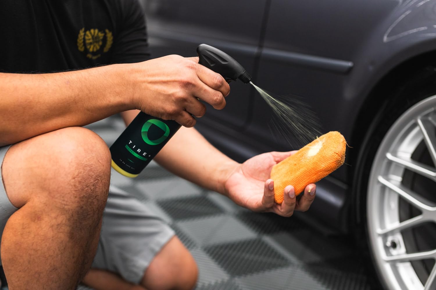 Armour Detail Supply Tire+ gloss-level finish mid-shine suitable for a premium look.