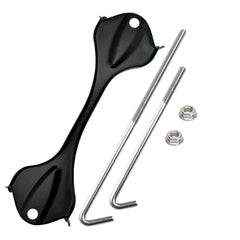 ARONOVA battery hold-down kit with 304 stainless steel J bolts secures the battery during rugged drives.