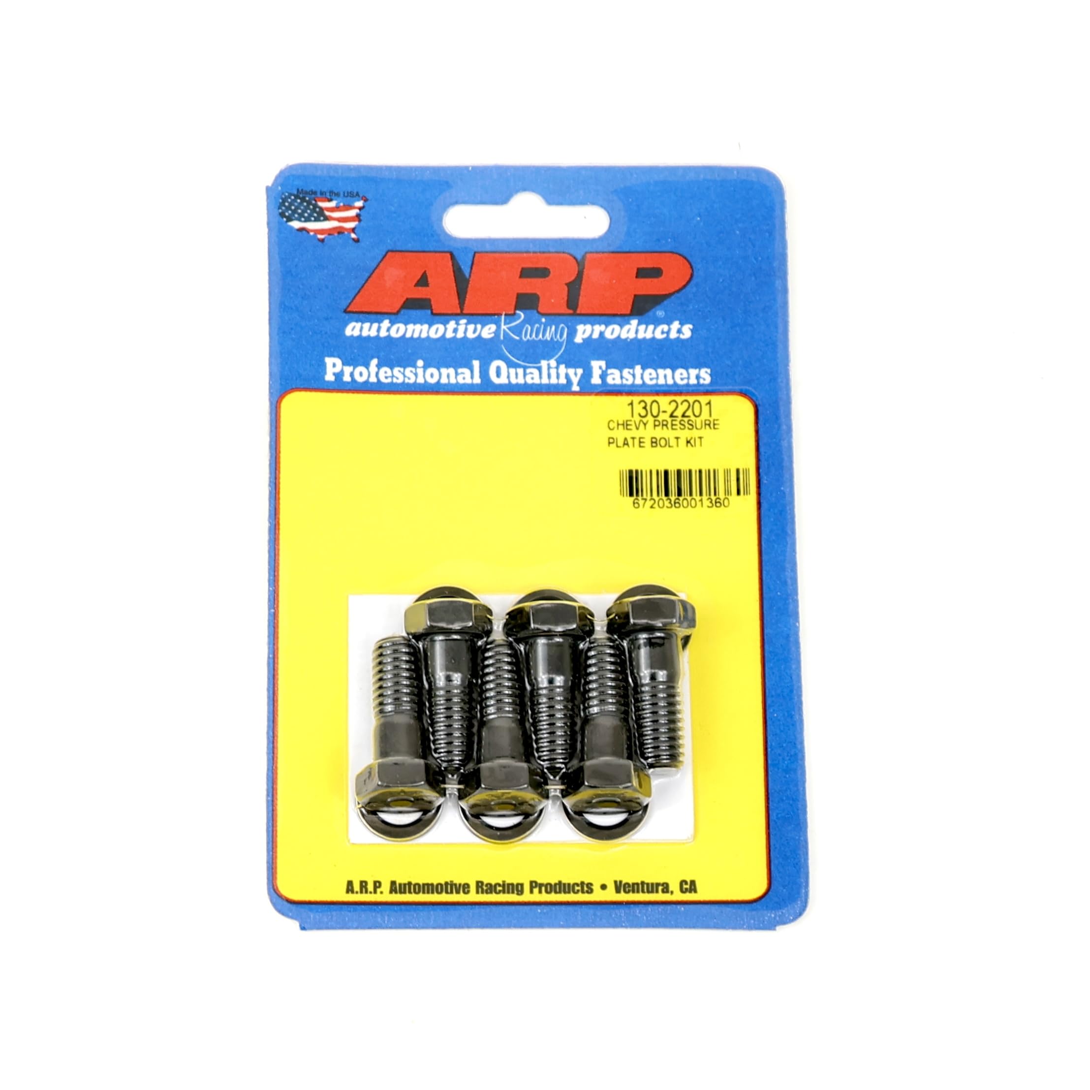 ARP brand pressure plate bolts in genuine pack ready for installation and authenticity.