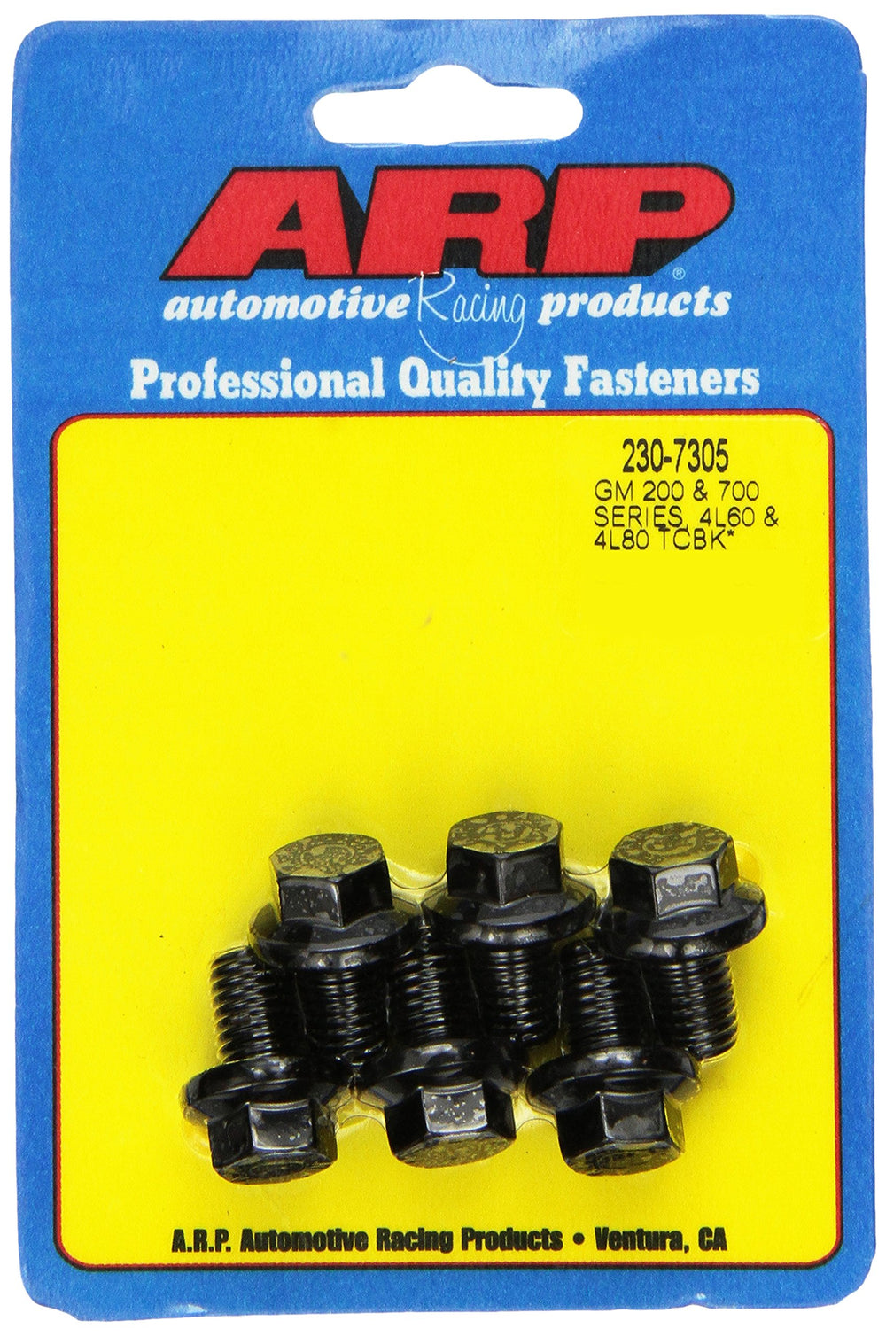 ARP Pro Series torque converter bolt kit 2307305 for 4L60/4L80 with high-strength chromoly bolts