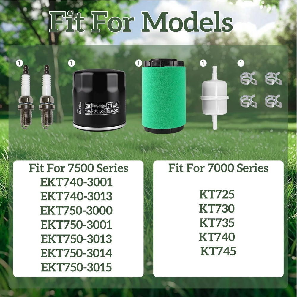 Arpisziv fuel filter ensures steady fuel flow for reliable mowing performance.