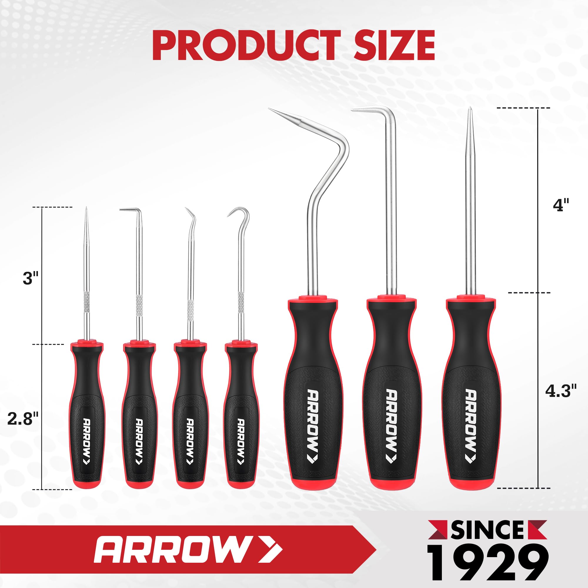 Arrow Fastener ergonomic, non-slip grips for secure control during use