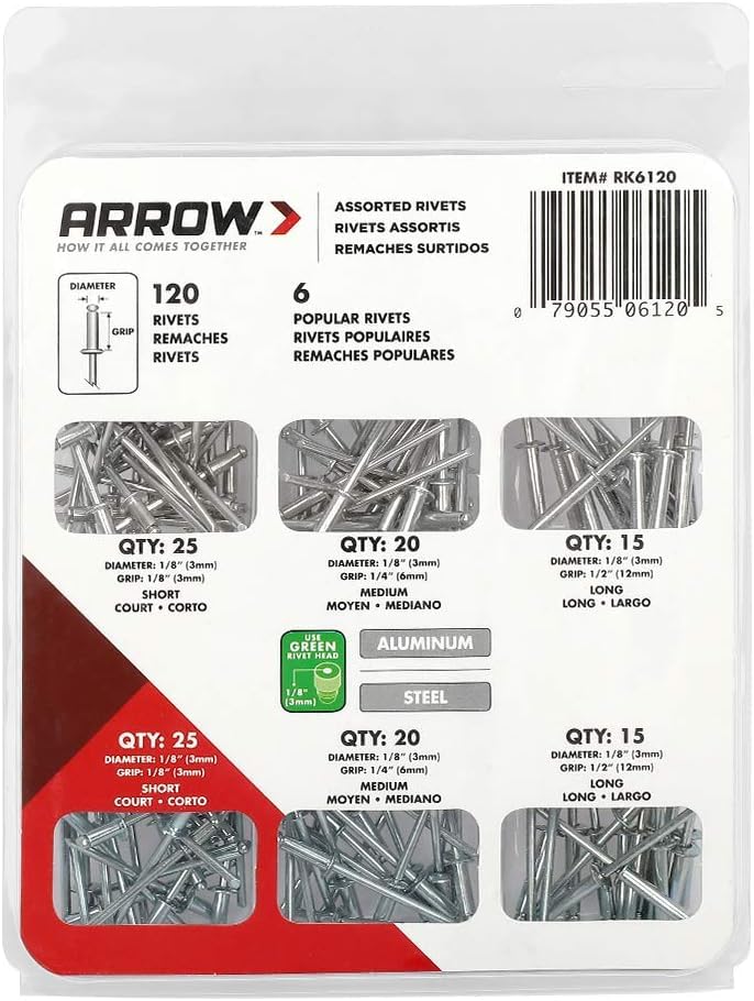 Arrow Heavy Duty Riveter Kit compact portable design for on-site use.