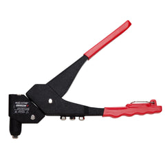 Arrow RHT300 swivel-head rivet tool in angled view for tight spaces.