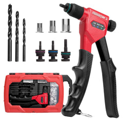 Arrow Rivnut Tool eight-inch gun for tight spaces, compact and portable.