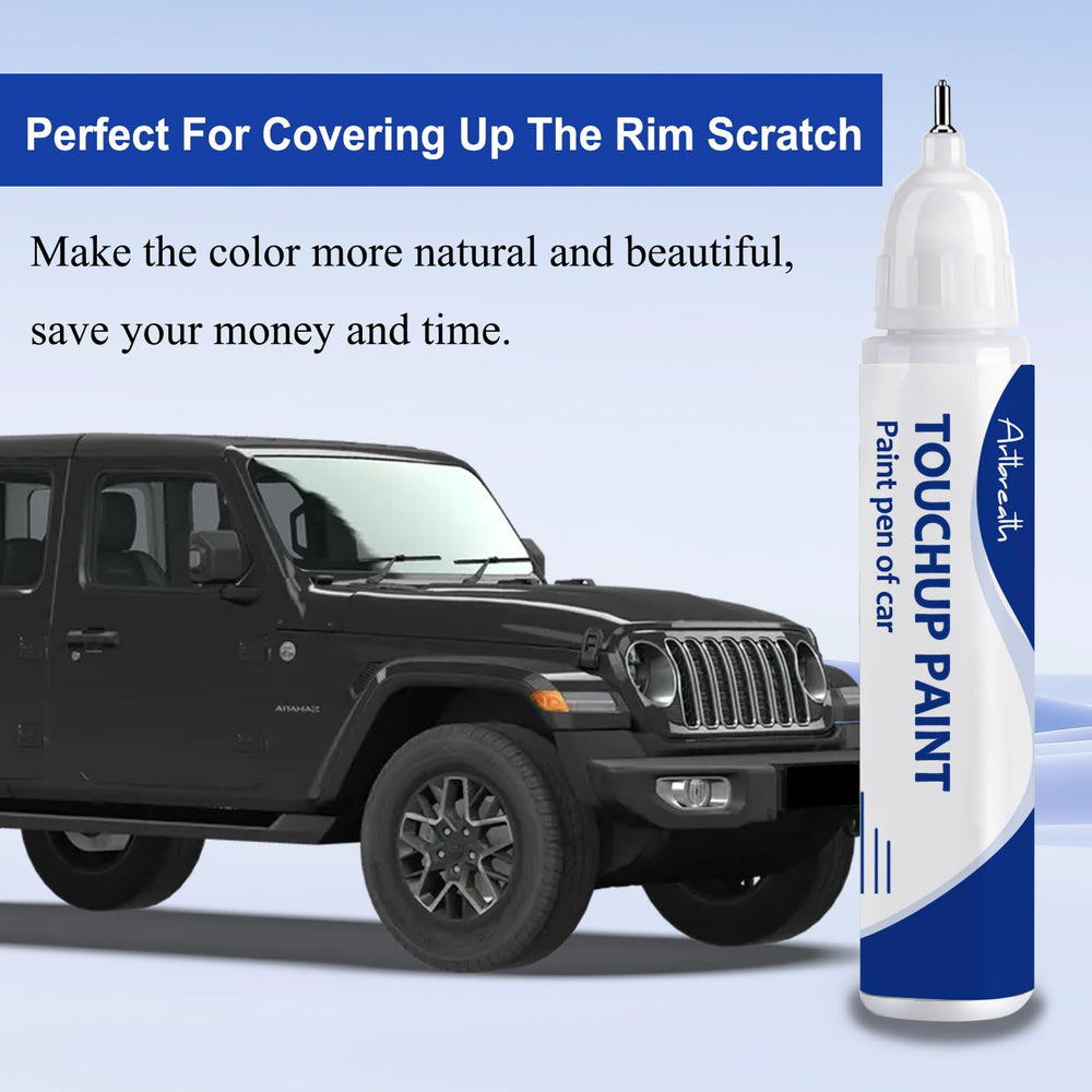 Artbreath Black PX8 waterproof finish protects repaired Jeep surfaces.