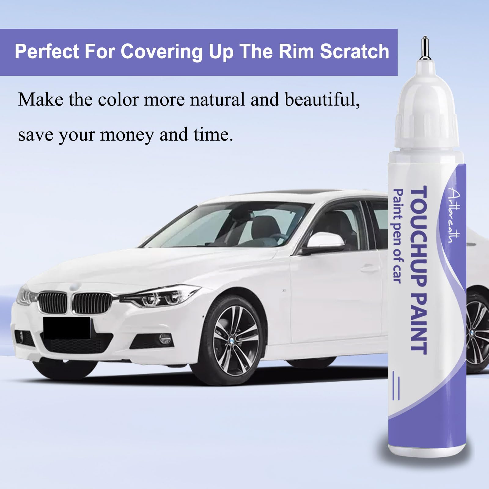 Covers small door chips quickly with a neat finish